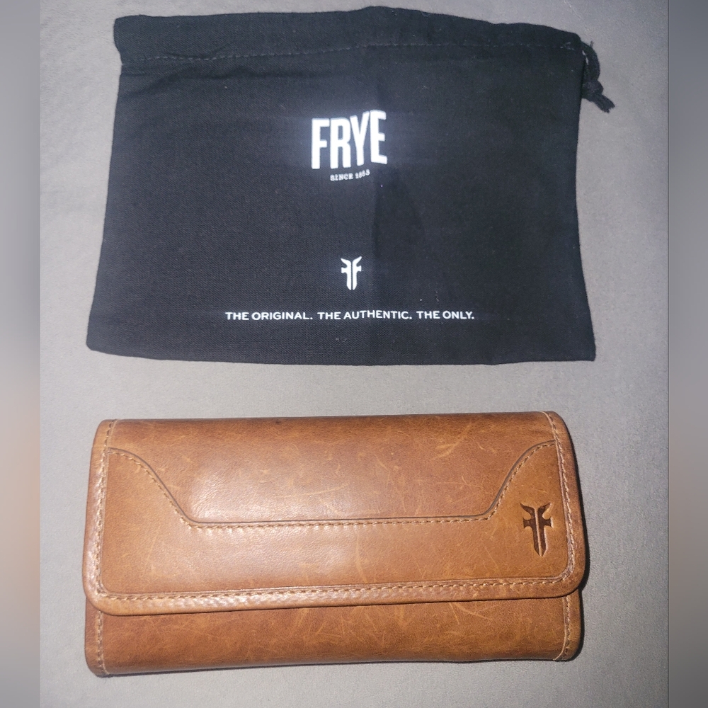 Frye Melissa Brown Leather Wallet